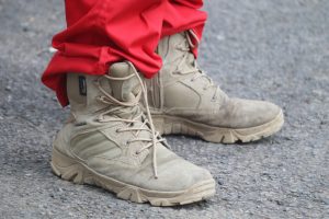 Bota de segurança com tecido CORDURA resistente