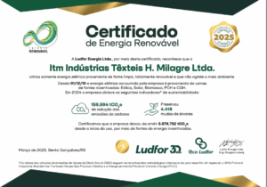 Imagem de certificado de energia renovável 2024/25 da ITM