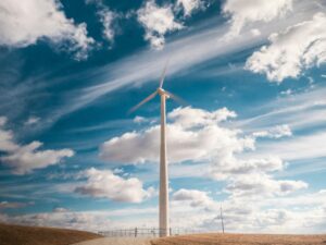 Imagem de energia eolica, para representar os resultados concretos que o investimento em uma produção sustentável de tecidos tem trazido para a ITM. 