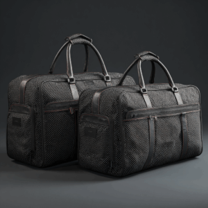 2 Malas de viagem feitas com tecido CORDURA ITM homologado pela Invista 