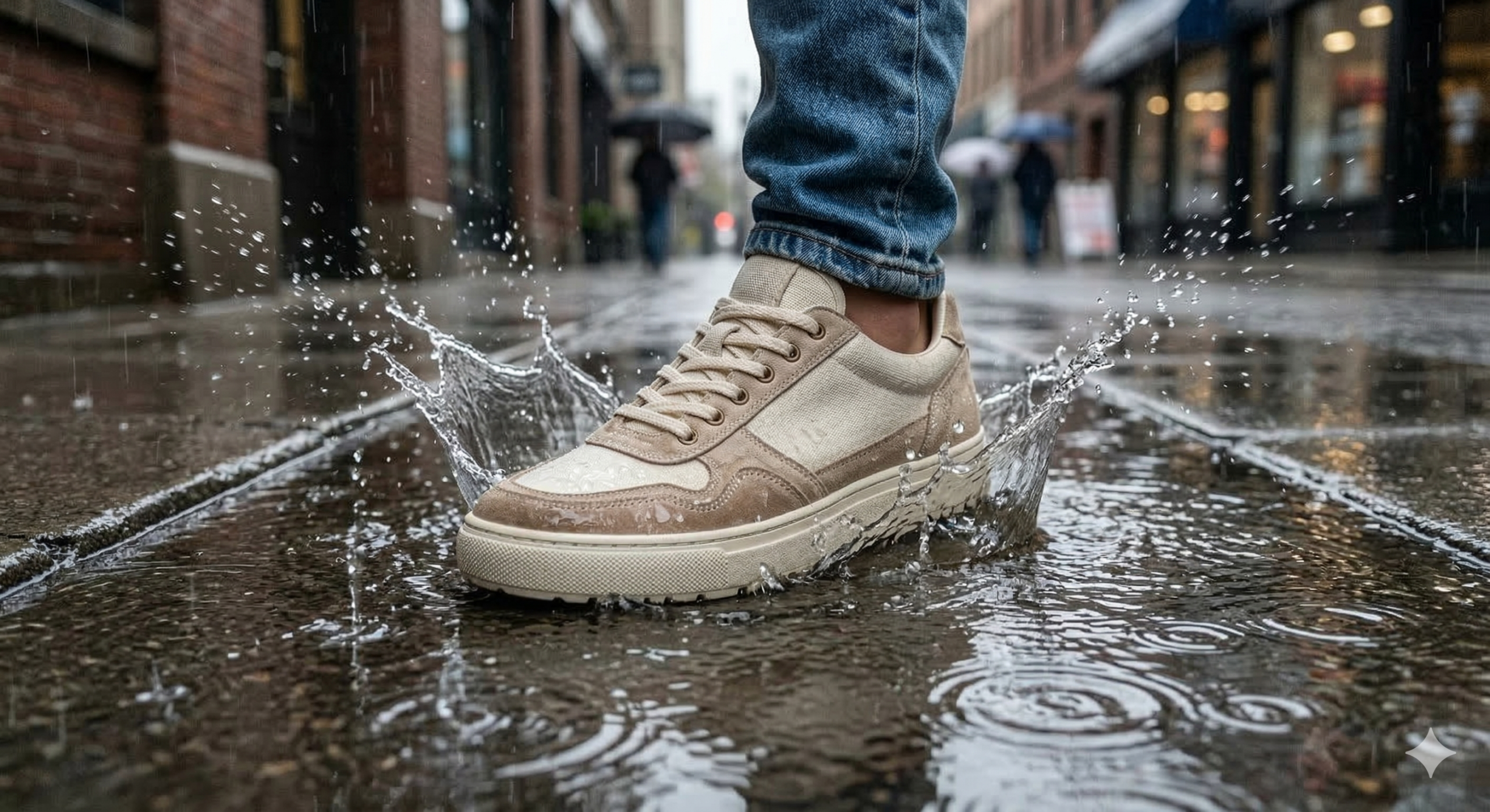 Choveu, e agora? Como o DRYSHIELD® está mudando o calçado do dia-a-dia urbano