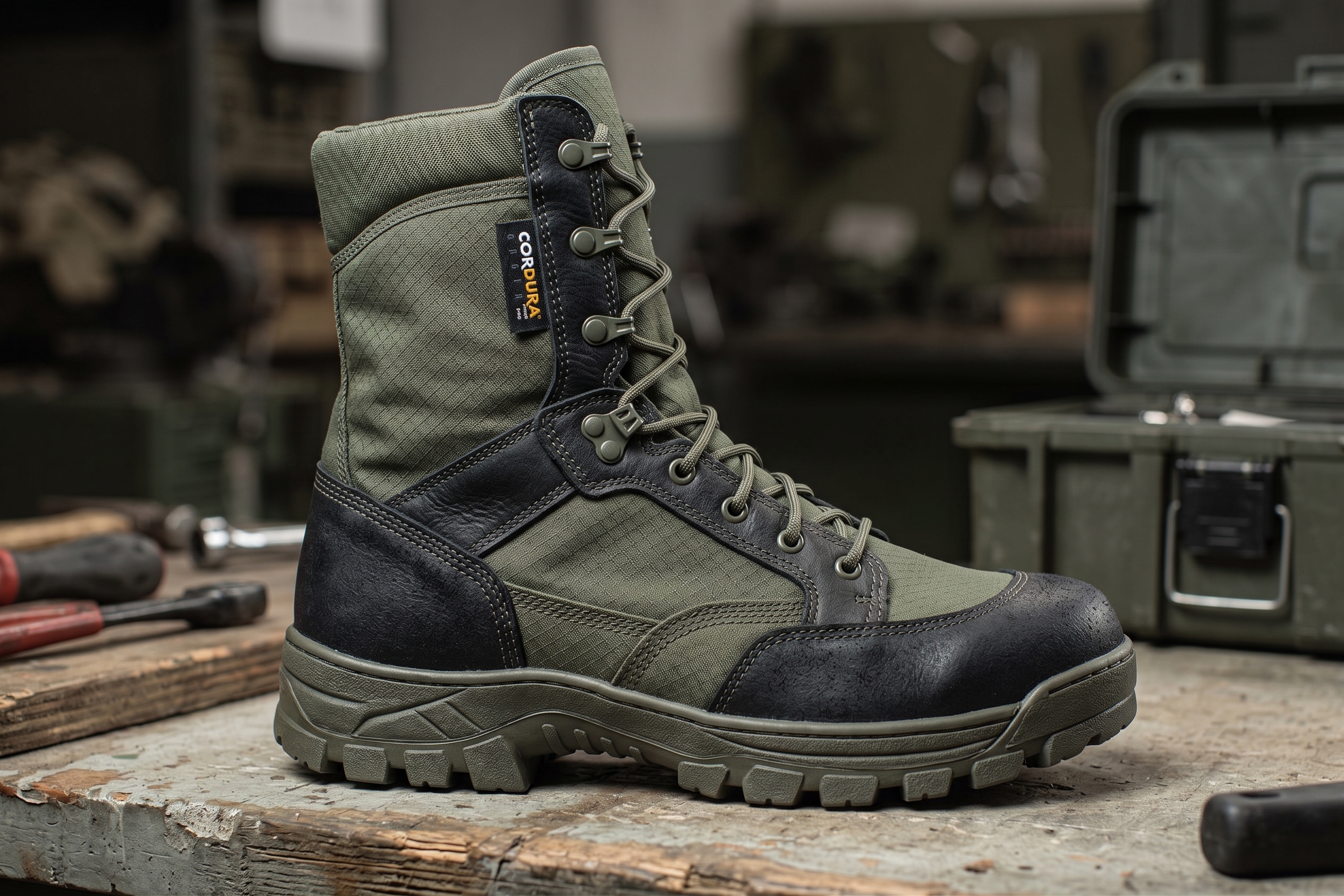 A etiqueta CORDURA® é um certificado de origem, não um detalhe de estilo